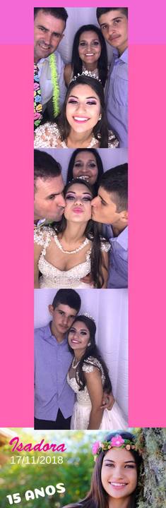 Cabine de Fotos em aniversário de 15 Anos na Palhoça'