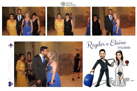 Totem Fotográfico em Florianópolis, Casamento Reyder e Elaine'