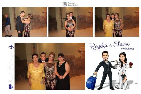 Totem Fotográfico em Florianópolis, Casamento Reyder e Elaine'