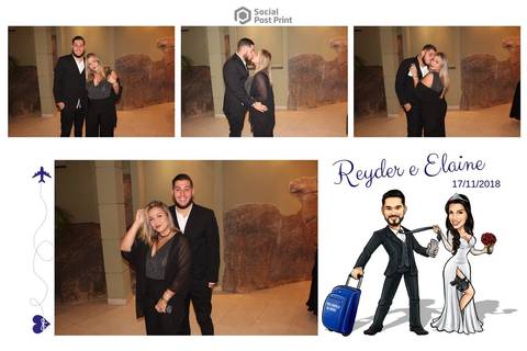 Totem Fotográfico em Florianópolis, Casamento Reyder e Elaine'