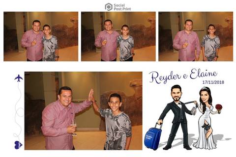 Totem Fotográfico em Florianópolis, Casamento Reyder e Elaine'