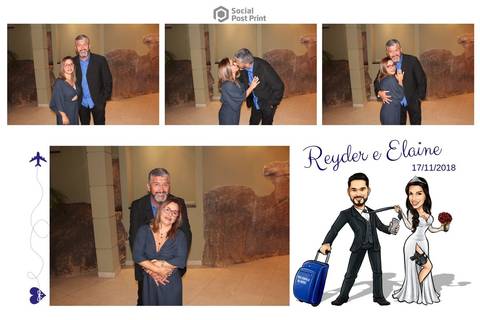 Totem Fotográfico em Florianópolis, Casamento Reyder e Elaine'