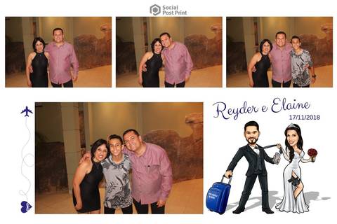 Totem Fotográfico em Florianópolis, Casamento Reyder e Elaine'