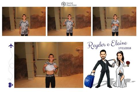 Totem Fotográfico em Florianópolis, Casamento Reyder e Elaine'