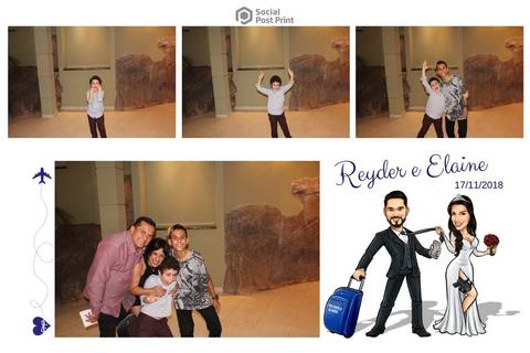 Totem Fotográfico em Florianópolis, Casamento Reyder e Elaine'