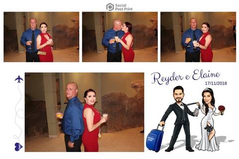 Totem Fotográfico em Florianópolis, Casamento Reyder e Elaine'