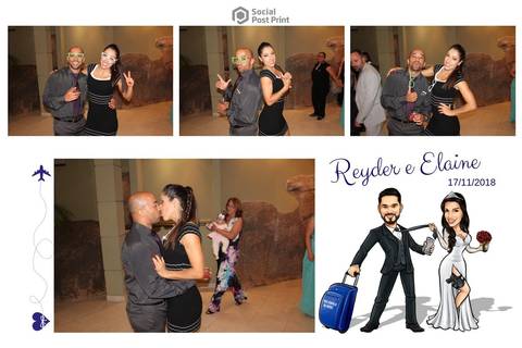 Totem Fotográfico em Florianópolis, Casamento Reyder e Elaine'