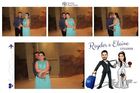 Totem Fotográfico em Florianópolis, Casamento Reyder e Elaine'