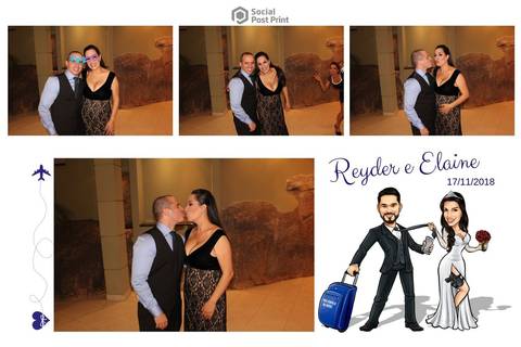 Totem Fotográfico em Florianópolis, Casamento Reyder e Elaine'