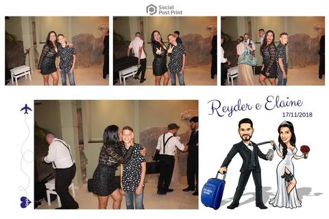 Totem Fotográfico em Florianópolis, Casamento Reyder e Elaine'