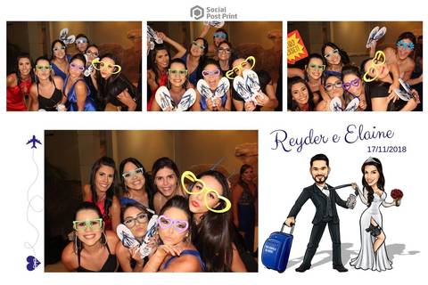 Totem Fotográfico em Florianópolis, Casamento Reyder e Elaine'