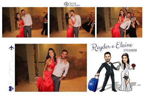 Totem Fotográfico em Florianópolis, Casamento Reyder e Elaine'