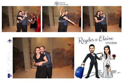 Totem Fotográfico em Florianópolis, Casamento Reyder e Elaine'