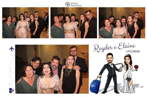 Totem Fotográfico em Florianópolis, Casamento Reyder e Elaine'