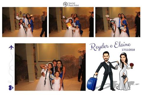 Totem Fotográfico em Florianópolis, Casamento Reyder e Elaine'