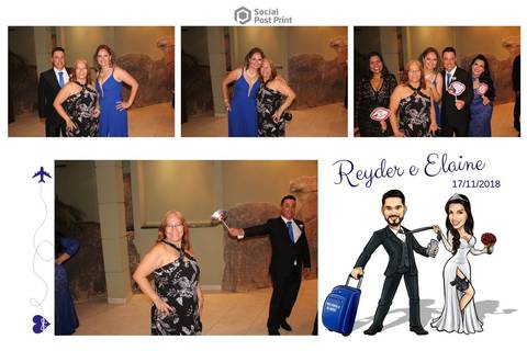 Totem Fotográfico em Florianópolis, Casamento Reyder e Elaine'