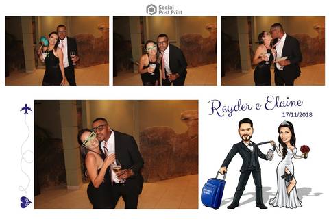Totem Fotográfico em Florianópolis, Casamento Reyder e Elaine'