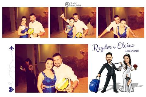 Totem Fotográfico em Florianópolis, Casamento Reyder e Elaine'