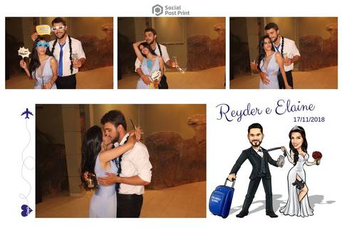 Totem Fotográfico em Florianópolis, Casamento Reyder e Elaine'