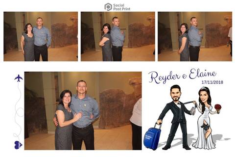 Totem Fotográfico em Florianópolis, Casamento Reyder e Elaine'