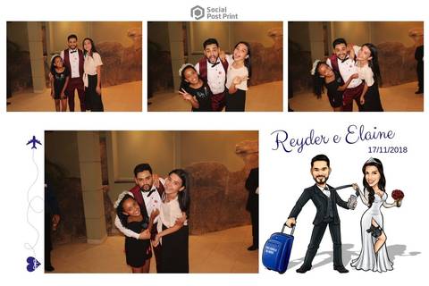 Totem Fotográfico em Florianópolis, Casamento Reyder e Elaine'