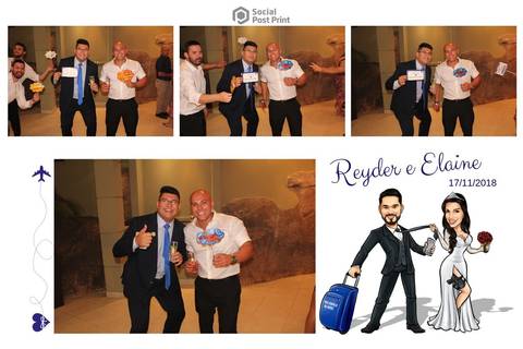 Totem Fotográfico em Florianópolis, Casamento Reyder e Elaine'