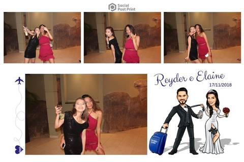 Totem Fotográfico em Florianópolis, Casamento Reyder e Elaine'