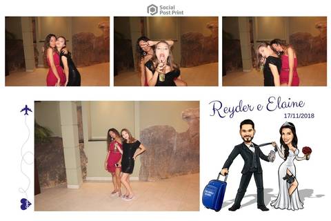 Totem Fotográfico em Florianópolis, Casamento Reyder e Elaine'