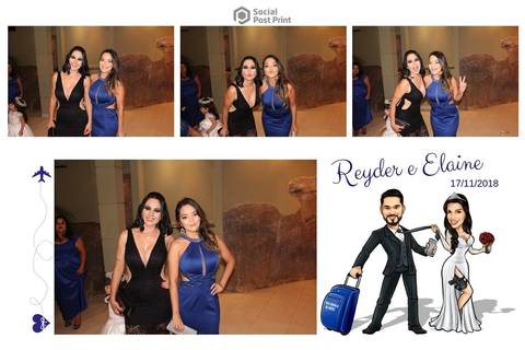 Totem Fotográfico em Florianópolis, Casamento Reyder e Elaine'