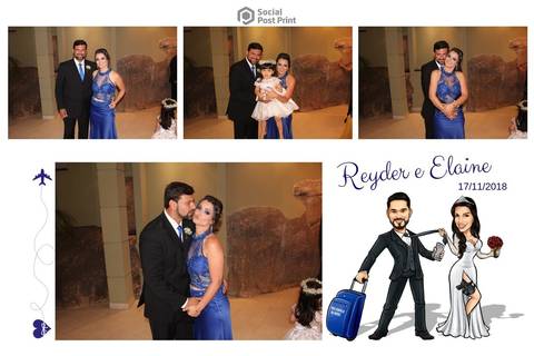 Totem Fotográfico em Florianópolis, Casamento Reyder e Elaine'