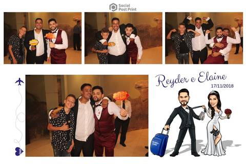 Totem Fotográfico em Florianópolis, Casamento Reyder e Elaine'