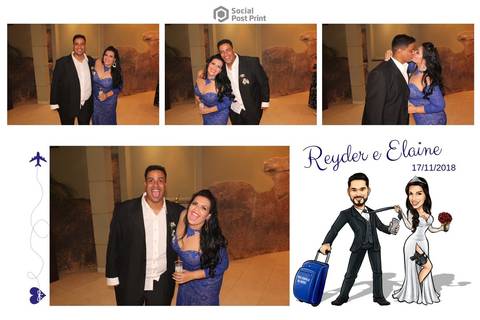 Totem Fotográfico em Florianópolis, Casamento Reyder e Elaine'