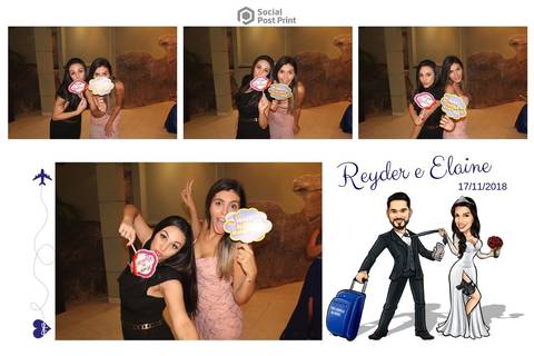 Totem Fotográfico em Florianópolis, Casamento Reyder e Elaine'