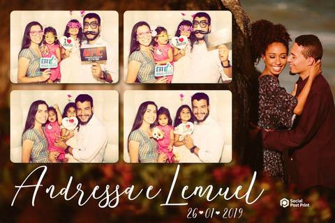 Cabine de Fotos Casamento Andressa e Lemuel'
