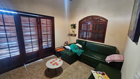 sala com sofá cama'