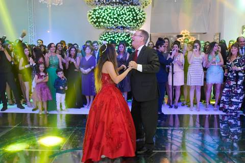 dança com pai - Festa de 15 anos'