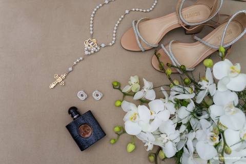 Acessórios da noiva'