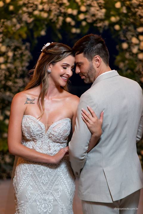 Cerimônia descontraída e cheia de emoção'