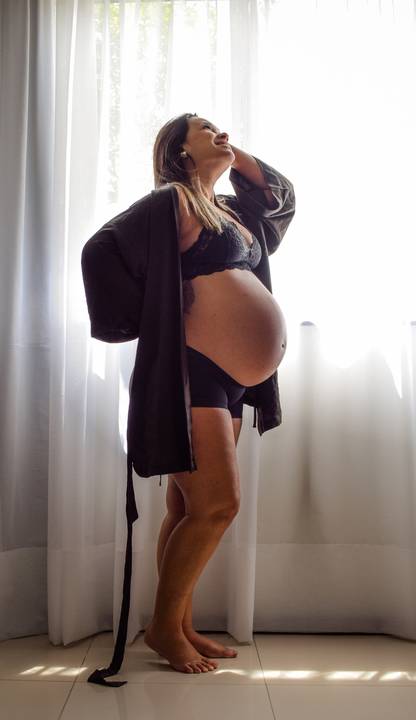 Larissa Santana - Ensaio Gestante'