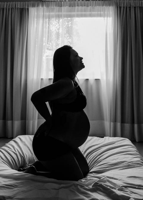 Larissa Santana - Ensaio Gestante'