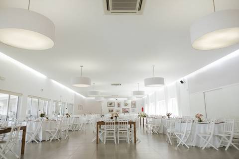 salão da quinta santa cristina no dia do baptizado'