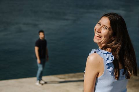 sessão de solteiros na zona ribeirinha do porto'