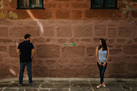 foto bonita em sessão de solteiros no porto'