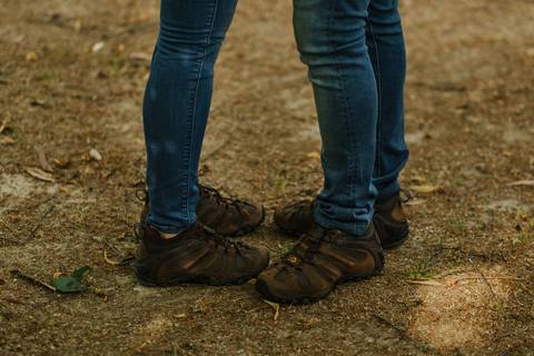 Sessão de solteiros no Jardim Botânico em Coimbra'