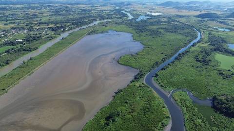 Fotos dia 20 de maio após abertura  das comportas'