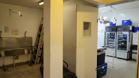 Depósito que virou centro cirúrgico 
maio de 2023'