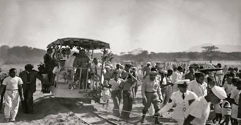 Visita do Presidente Getúlio Vargas'