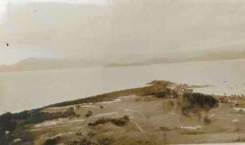 Vista aérea da Marambaia no século passado'