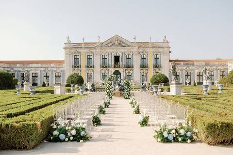 wedding Portugal Palacio Queluz'