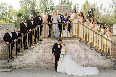 wedding Portugal Palacio Queluz'